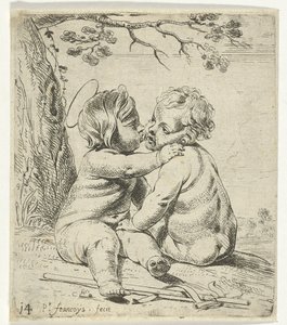 Christ et Saint Jean-Baptiste enfants - Peter Franchoys